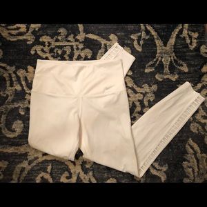 NEW white nike power studio cutout legging
